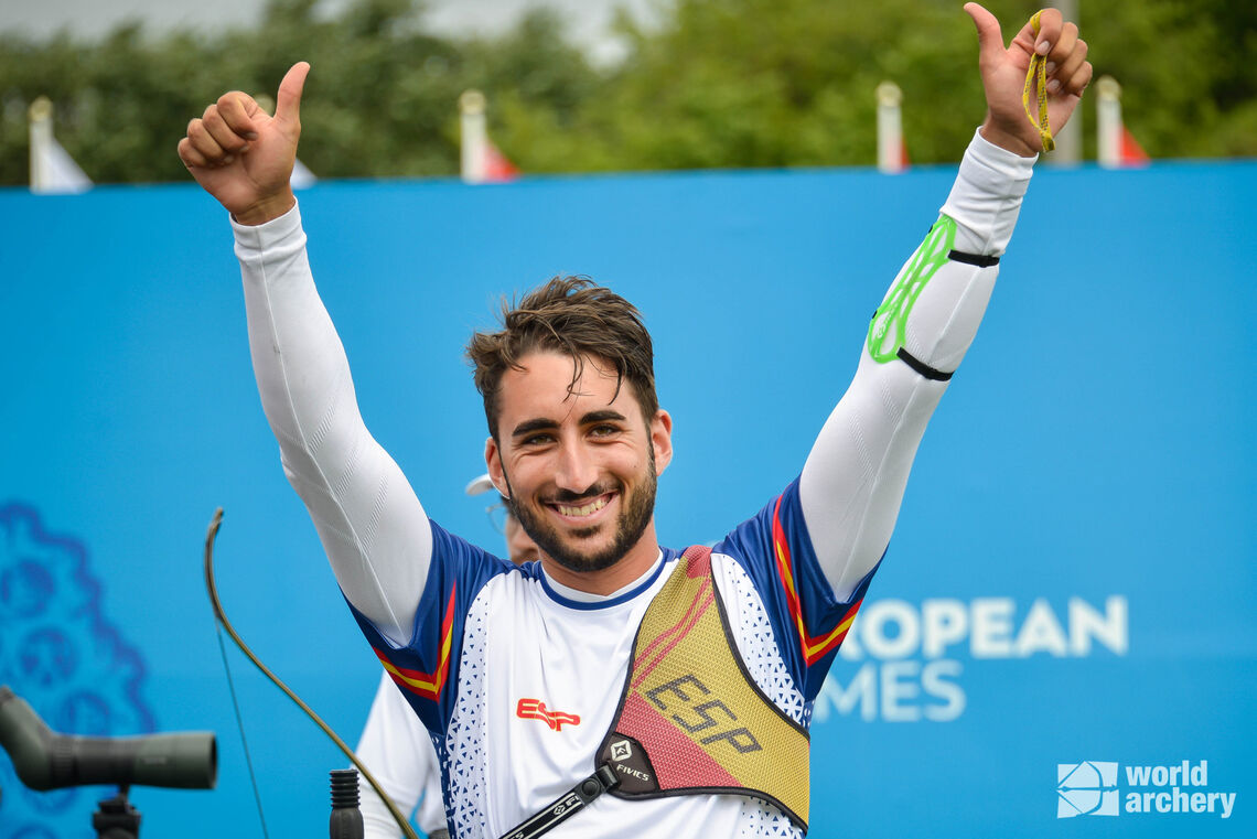 Pablo Acha won an Olympic spot for Tokyo at the Minsk 2019 European Games.