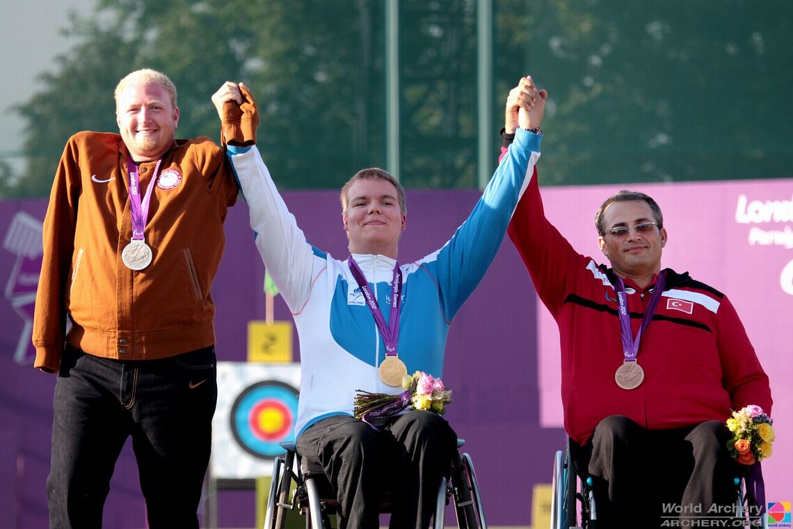 Matt Stutzman was a silver medallist at the London 2012 Paralympics.