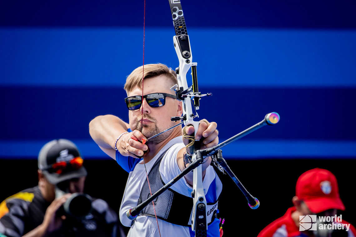 Antti Tekoniemi familiarising with Paris 2024 venue.