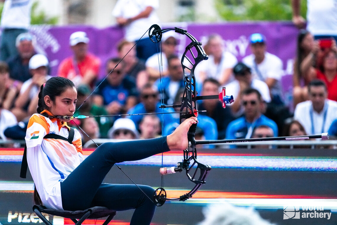 Sheetal Devi made sensation at her world championships debut in 2023.