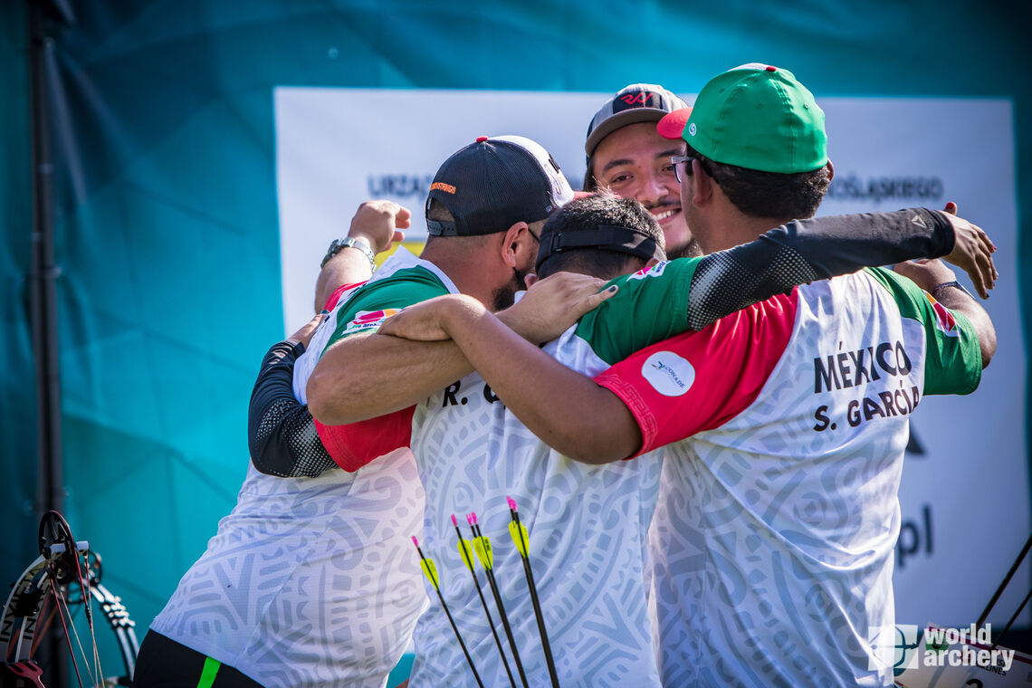 Mexico's men's team secure the under-21 gold medal.