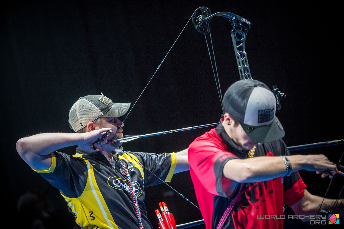 Brady Ellison shoots his way to gold at the Sud de France – Nimes Archery Tournament in 2020.