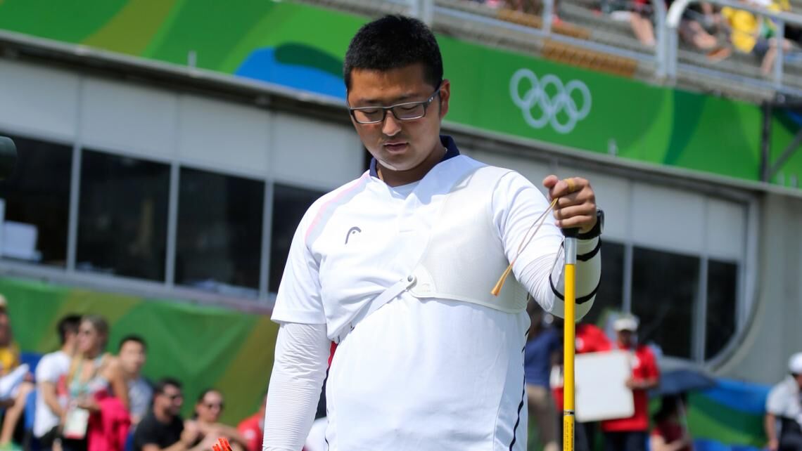 Kim Woojin after shock second-round defeat at the Rio 2016 Olympic Games.