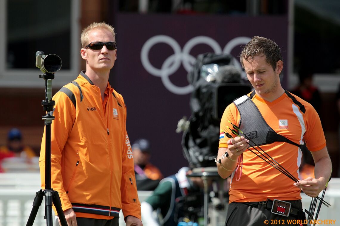 Wietse van Alten as Netherlands coach at London 2012
