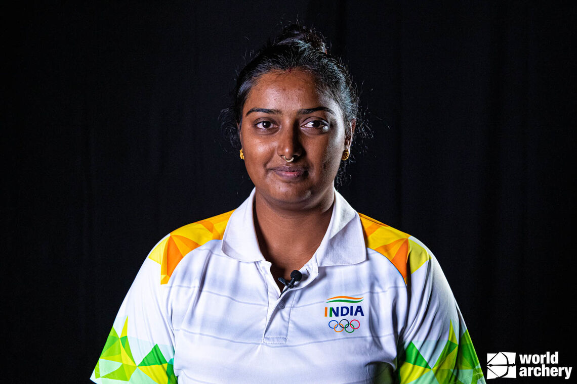 Portrait shot of Deepika Kumari from 2021