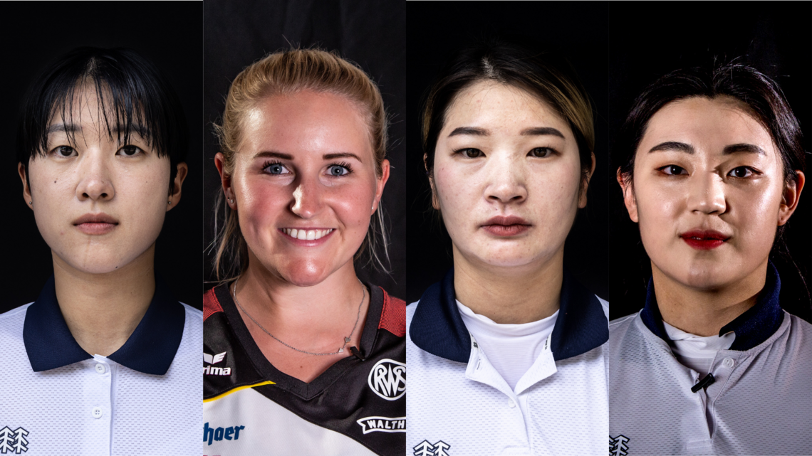 The recurve women's final four line-up for Medellin 2022