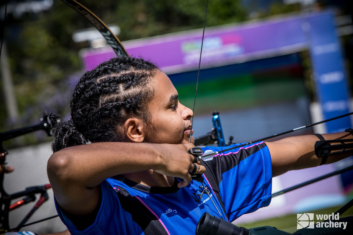 Bermuda's Jaydon Roberts at Medellin 2022