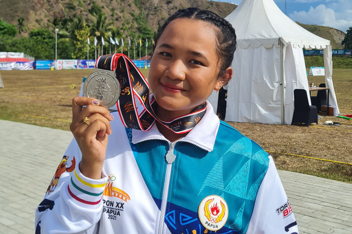 Rezza Octavia won a number of medals in 2022