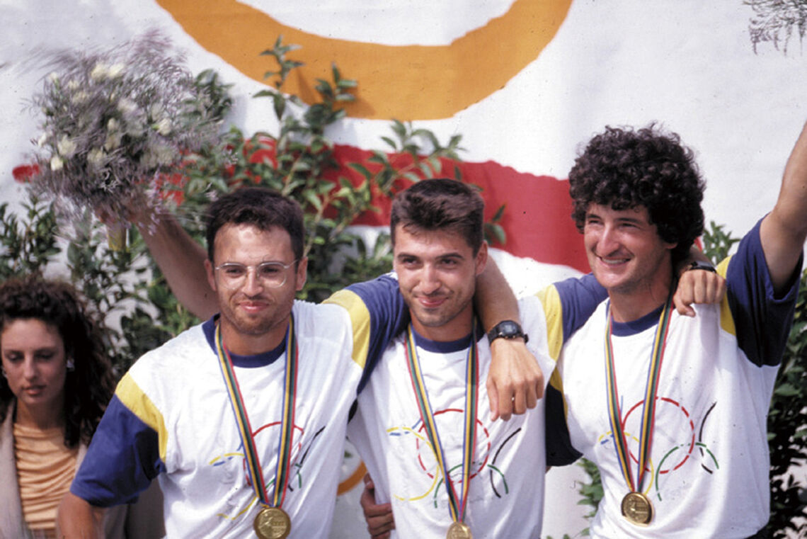 Spain’s gold-medal-winning men’s team at Barcelona 1992.