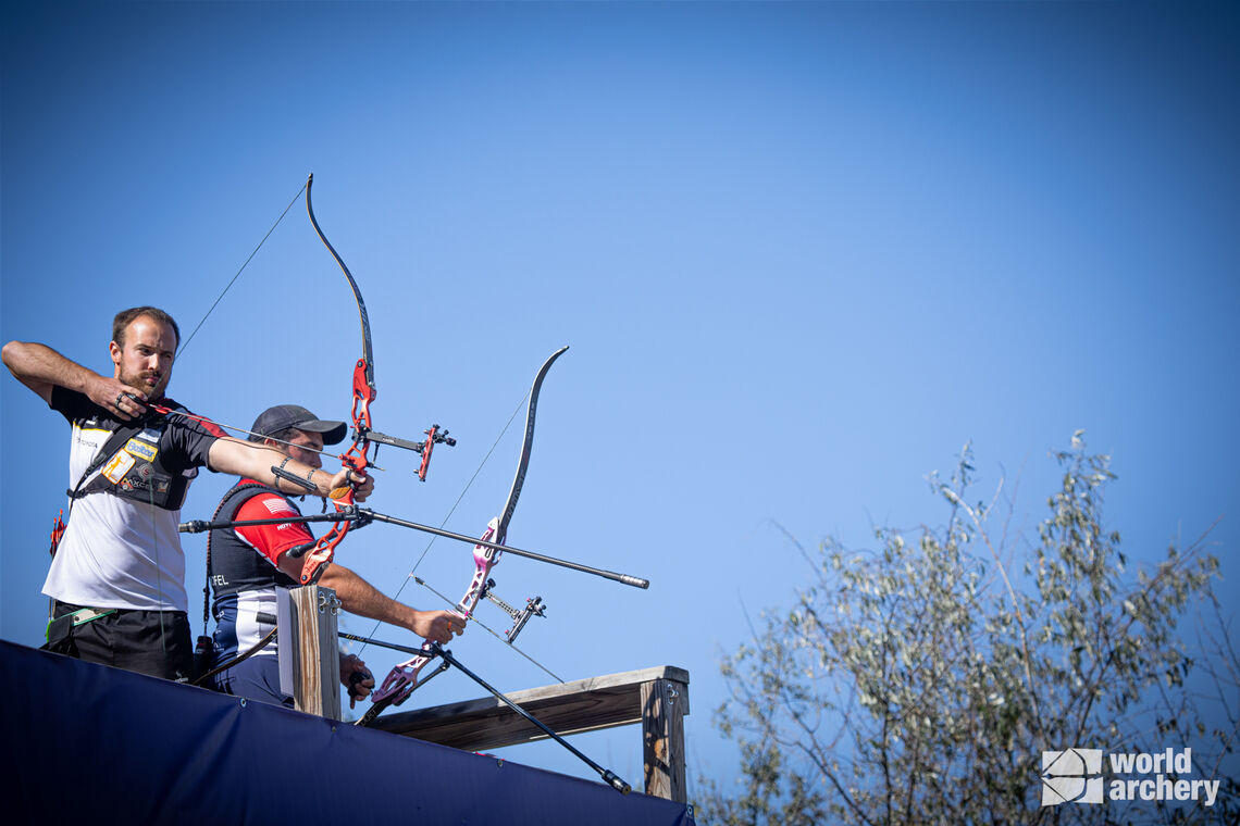 101 archers au concours de tir à l'arc en 3D, à Querrien