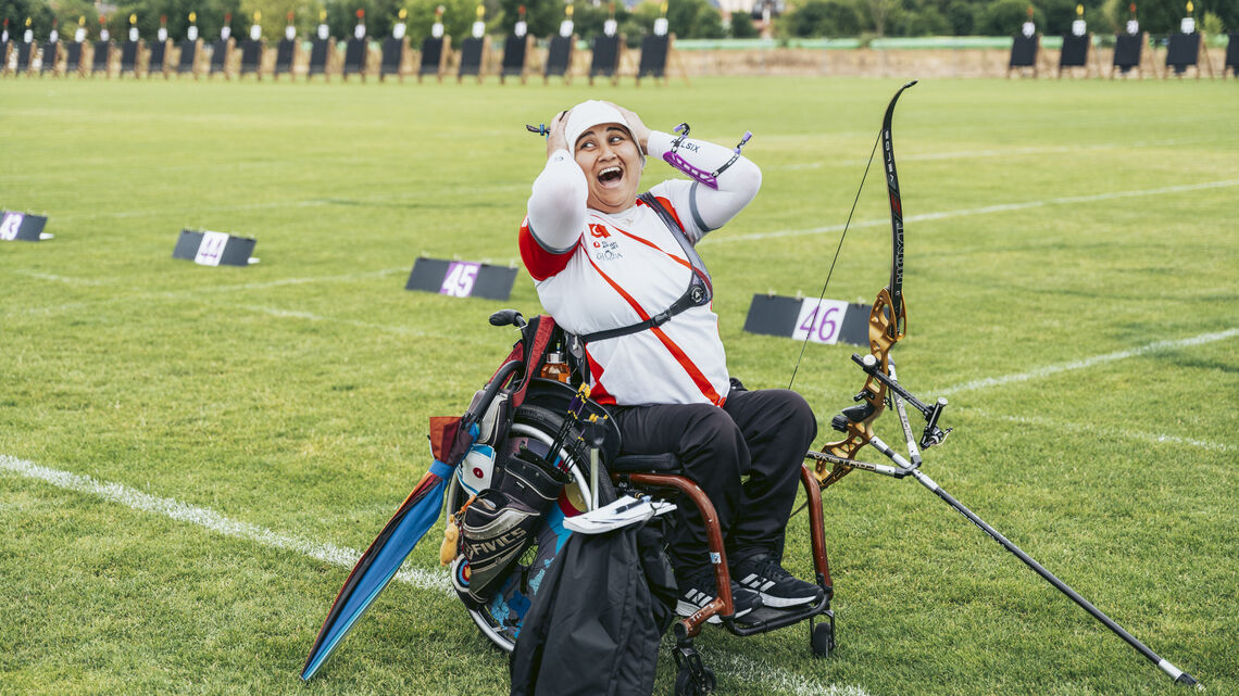 Merve Nur Eroglu secured victory in the secondary Paralympic qualification tournament.