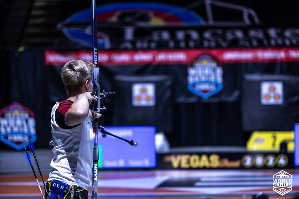 Michelle Kroppen became the fourth German archer to win the Indoor Archery World Series Finals.