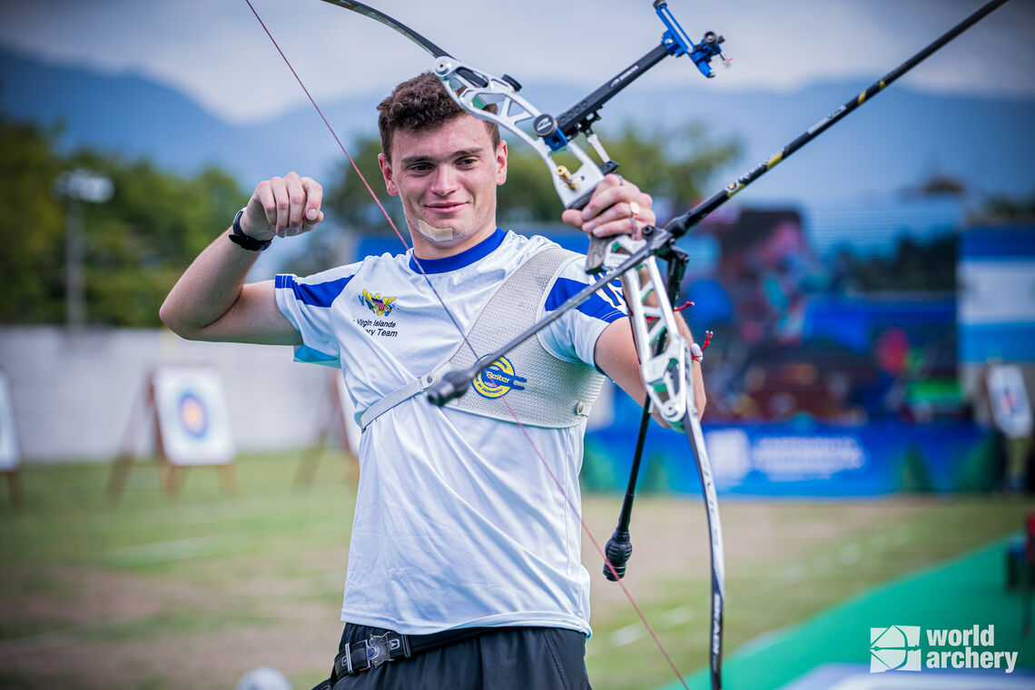 D’Amour becomes the first archer from the US Virgin Islands to qualify for the Olympics.