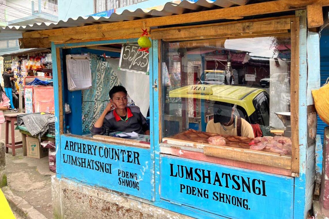 The Teer counters in Shillong.