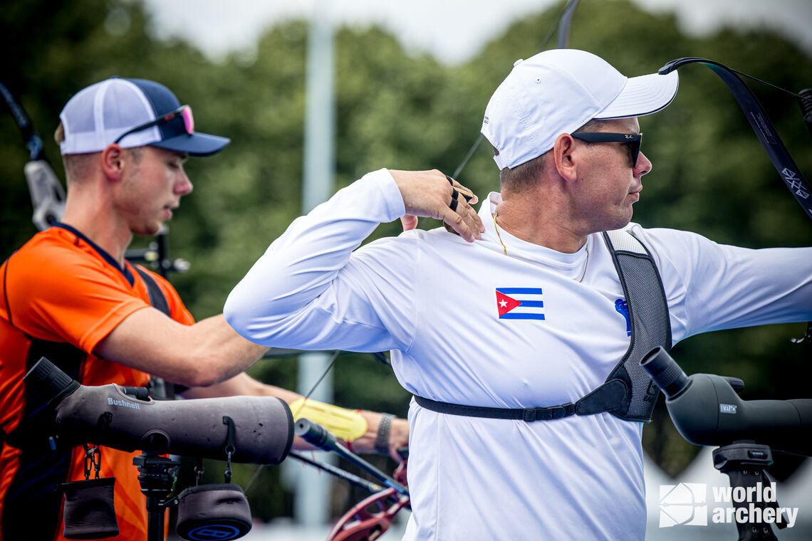 For much of the afternoon, Cuba’s Hugo Franco was in second.