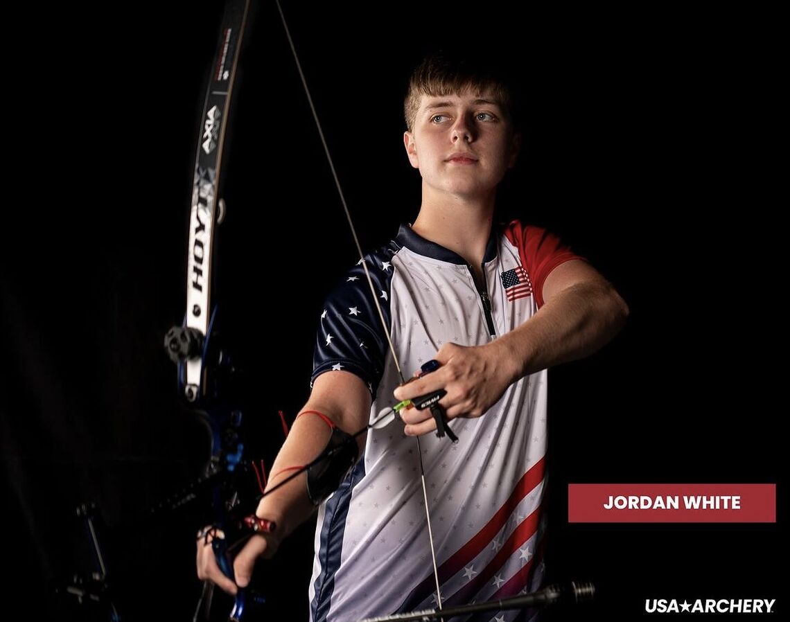 Jordan White in American Paralympic uniform.