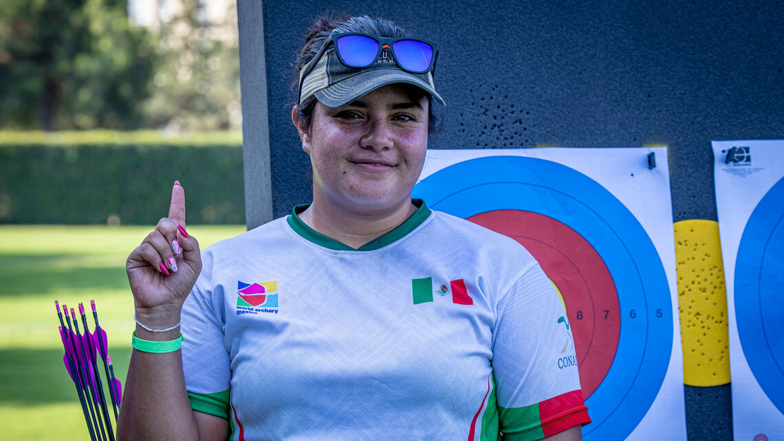 Andrea Becerra after qualifying top in Antalya.