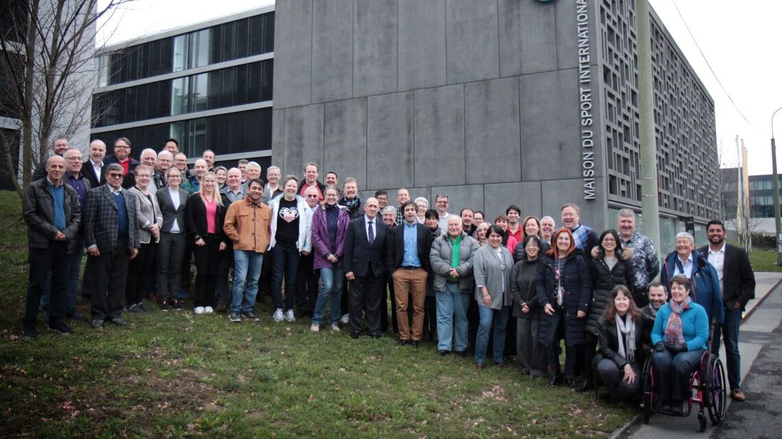 Picture of the World Archery committees taken in Lausanne.