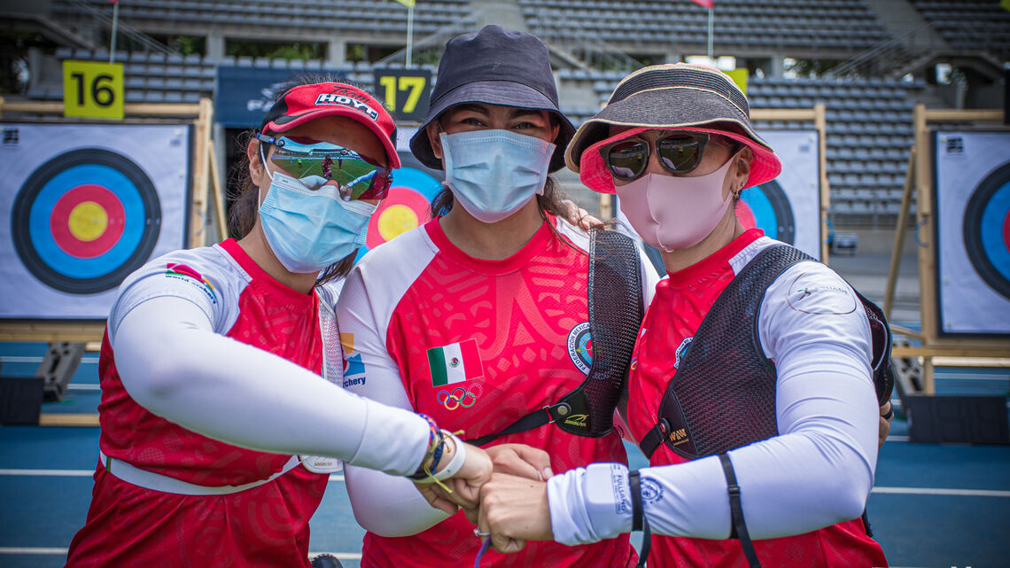 Mexico’s recurve women seed top at the final qualifier for the Tokyo 2020 Olympic Games.