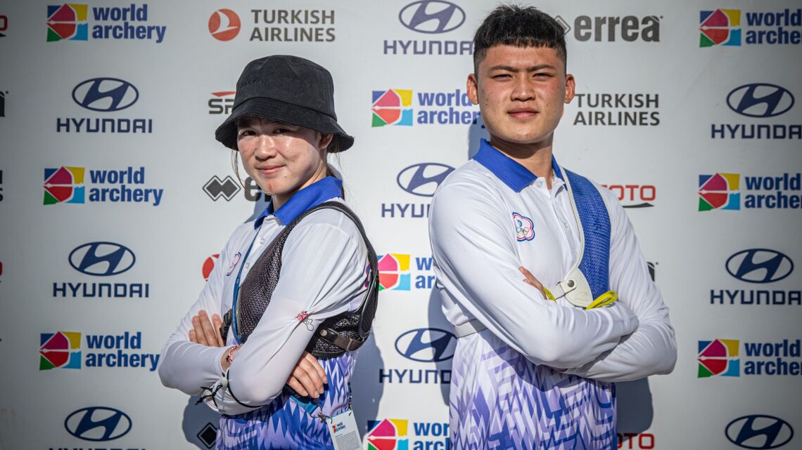 Chinese Taipei ended recurve qualification top in both the recurve men's and women's competitions at Antalya 2022.