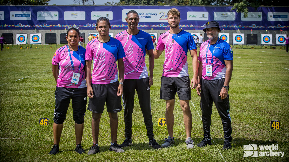 Bermuda's team at Medellin 2022