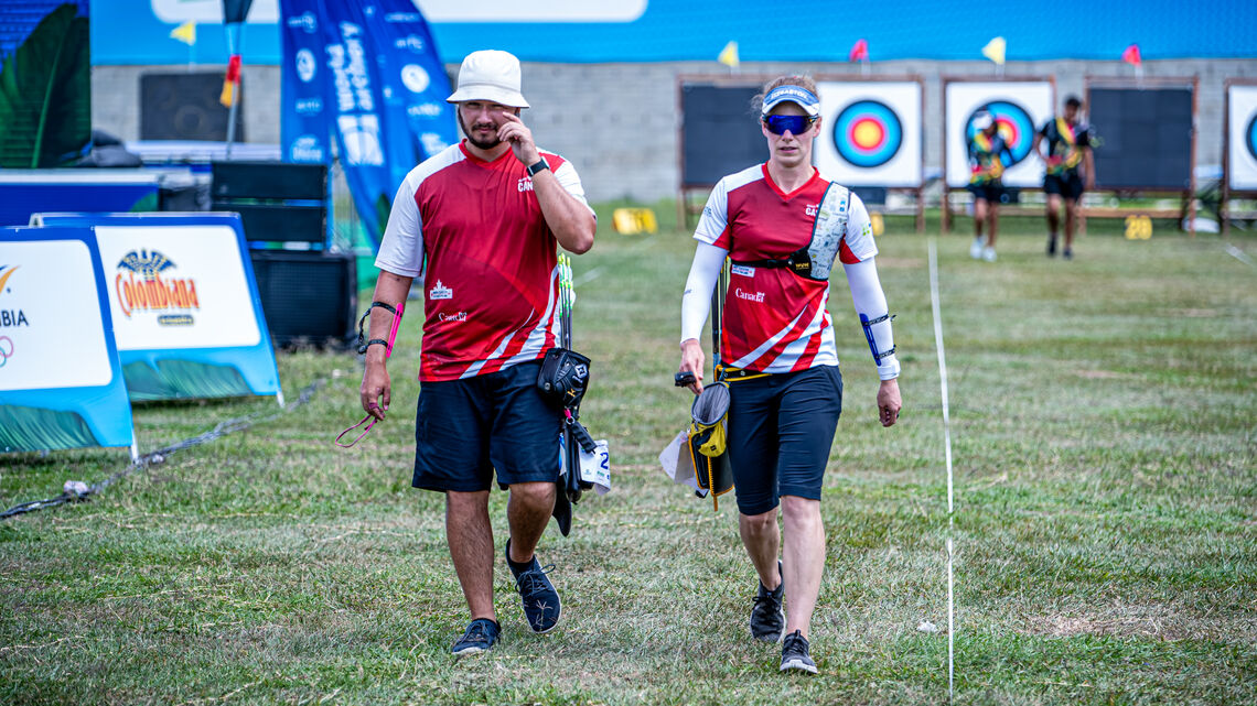 Eric Peters and Virginie Chénier were mixed team bronze medallists at the 2024 Pan American Games.