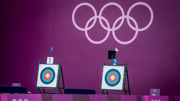 Targets at the Tokyo 2020 Olympic Games.