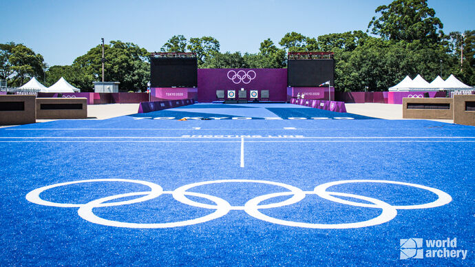 The arena in Yumenoshima Park for the Tokyo 2020 Olympic Games.