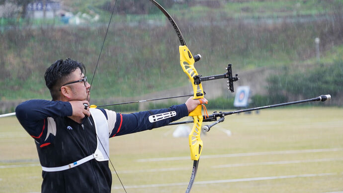 Kim Woojin at the Korean national team trials in 2021.