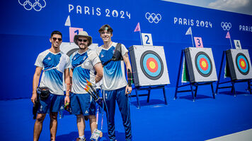 The French men’s team in Paris 2024.