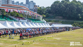 Gwangju 2022 archery field general shot