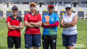 The compound women's final four at Paris 2022