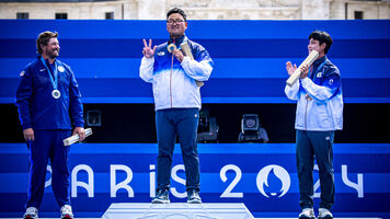 Men's podium Paris 2024