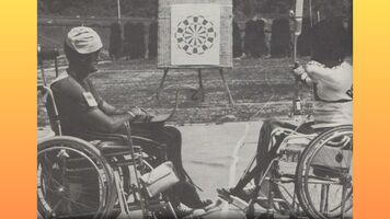 Dartchery was contested in the Paralympics between 1960 and 1980.