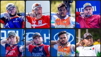 Hyundai Archery World Cup Final 2024 compound men’s line-up.