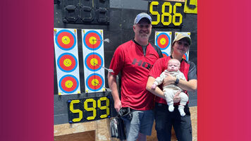 Braden, Tanja and Thor Gellenthien at the Swiss Open Lausanne.